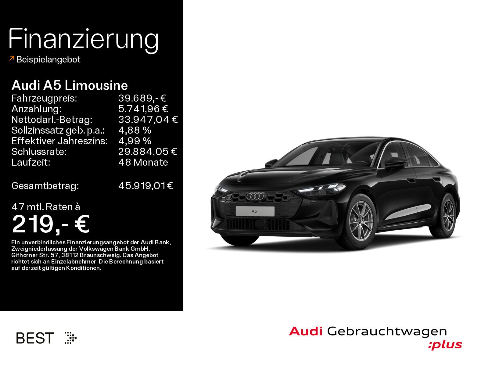 Audi A5 Limousine TDI*NAVI*MATRIX*SHZ*PDC*KLIMA*LEDER