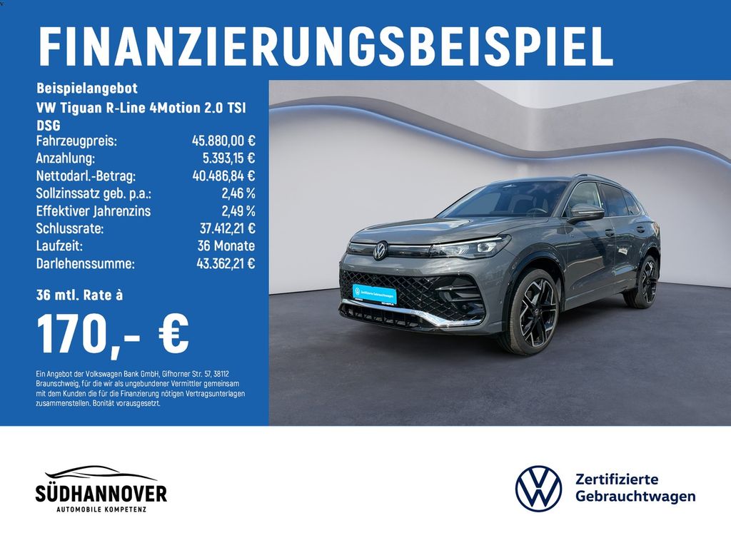 Tiguan R-Line 4Motion 2.0 TSI DSG STANDHZG+PANO+