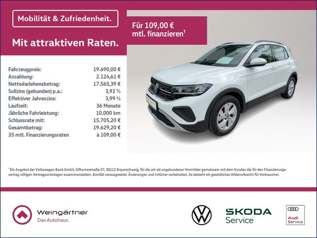 T-Cross Life 1.0 TSI, IQ.Drive, LED, RearView, S
