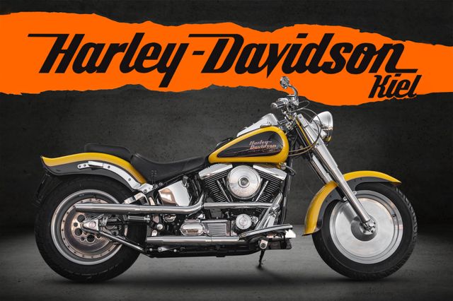 Harley-Davidson FLSTF Evo Fat Boy mit Dragbar 1. Hand Vergaser