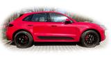 Porsche Macan GTS+SPORT PLUS+CHRONO+LED+PANO+APPRO/ASSIS - rote Porsche Macan