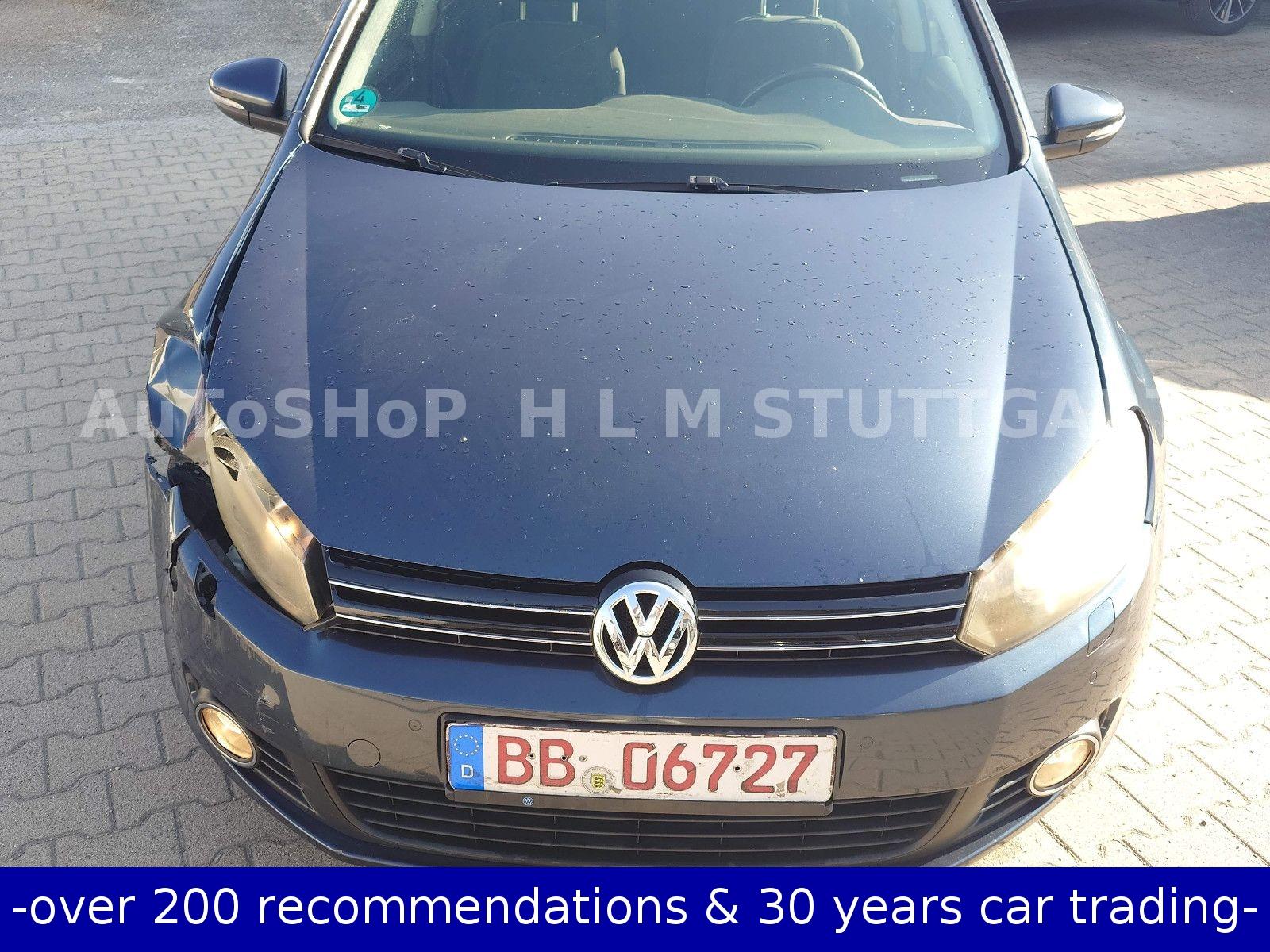 Volkswagen GoLF VI Lim Eur5 AC SHZ 2xPDC 1.Hand Scheck-Heft