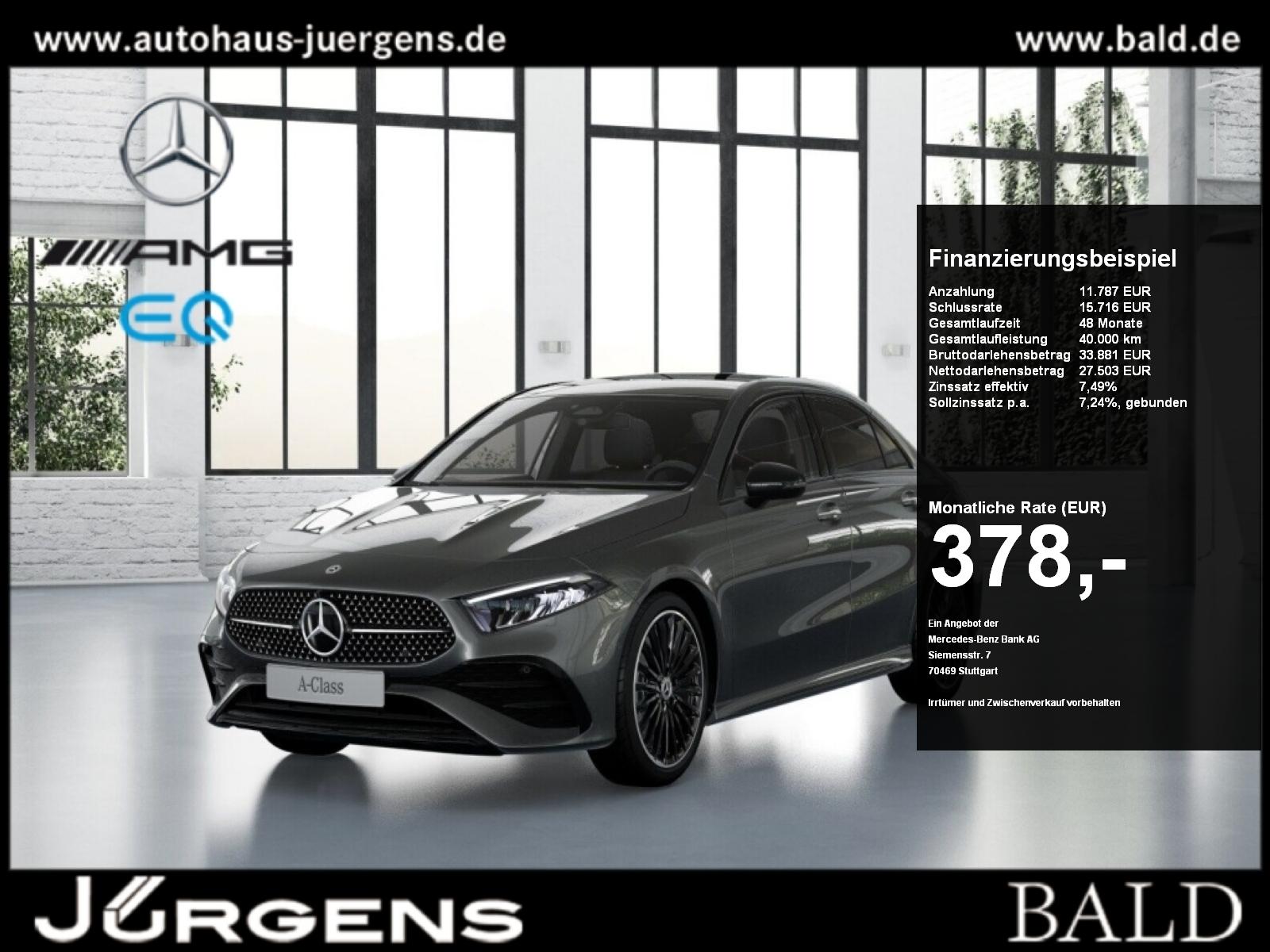 Mercedes-Benz A 220 d Limo AMG-Sport/Pano/Burm/Night/Keyl/19''