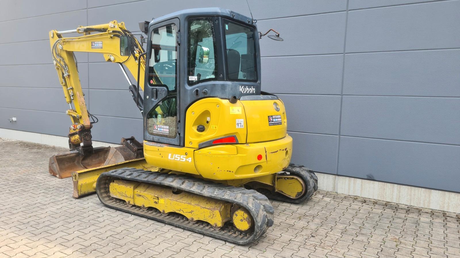 Kubota U55 4  -  Powertilt - Hydrl. SW  - 2 x Löffel