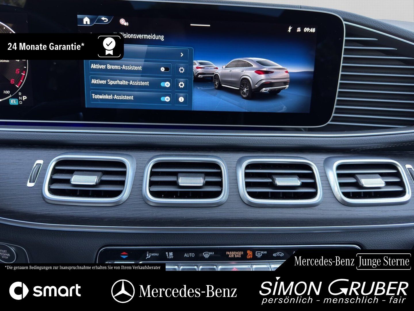 Fahrzeugabbildung Mercedes-Benz GLE 350 de 4M Coupe Sitzklima Airmatic Pano Burm