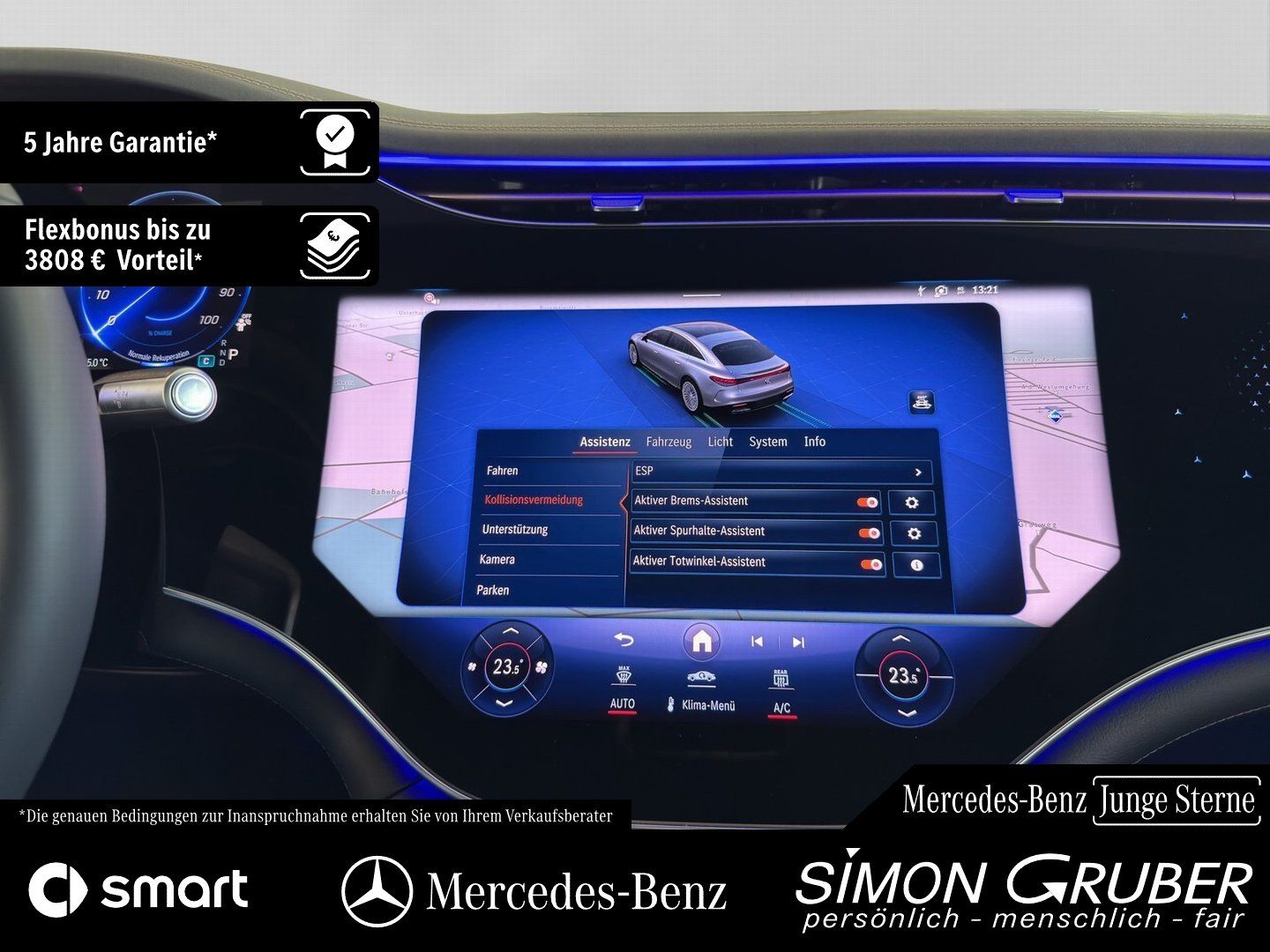 Fahrzeugabbildung Mercedes-Benz EQS 450 4M AMG Elec. Art Hyperscreen HAL Mod2026