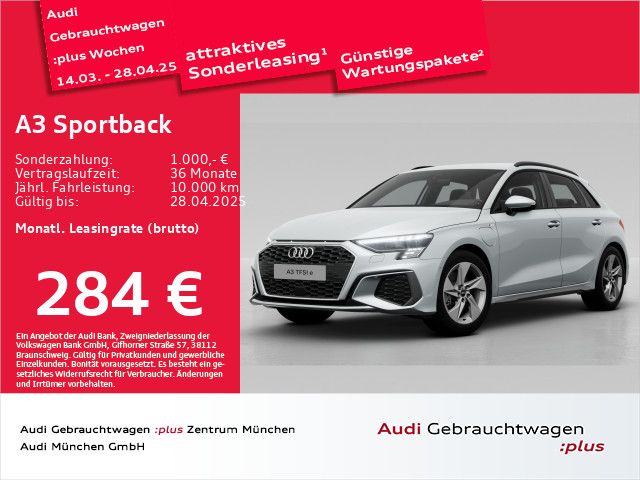 Audi A3 Sportback 40 TFSI e S tronic S line Matrix/Na