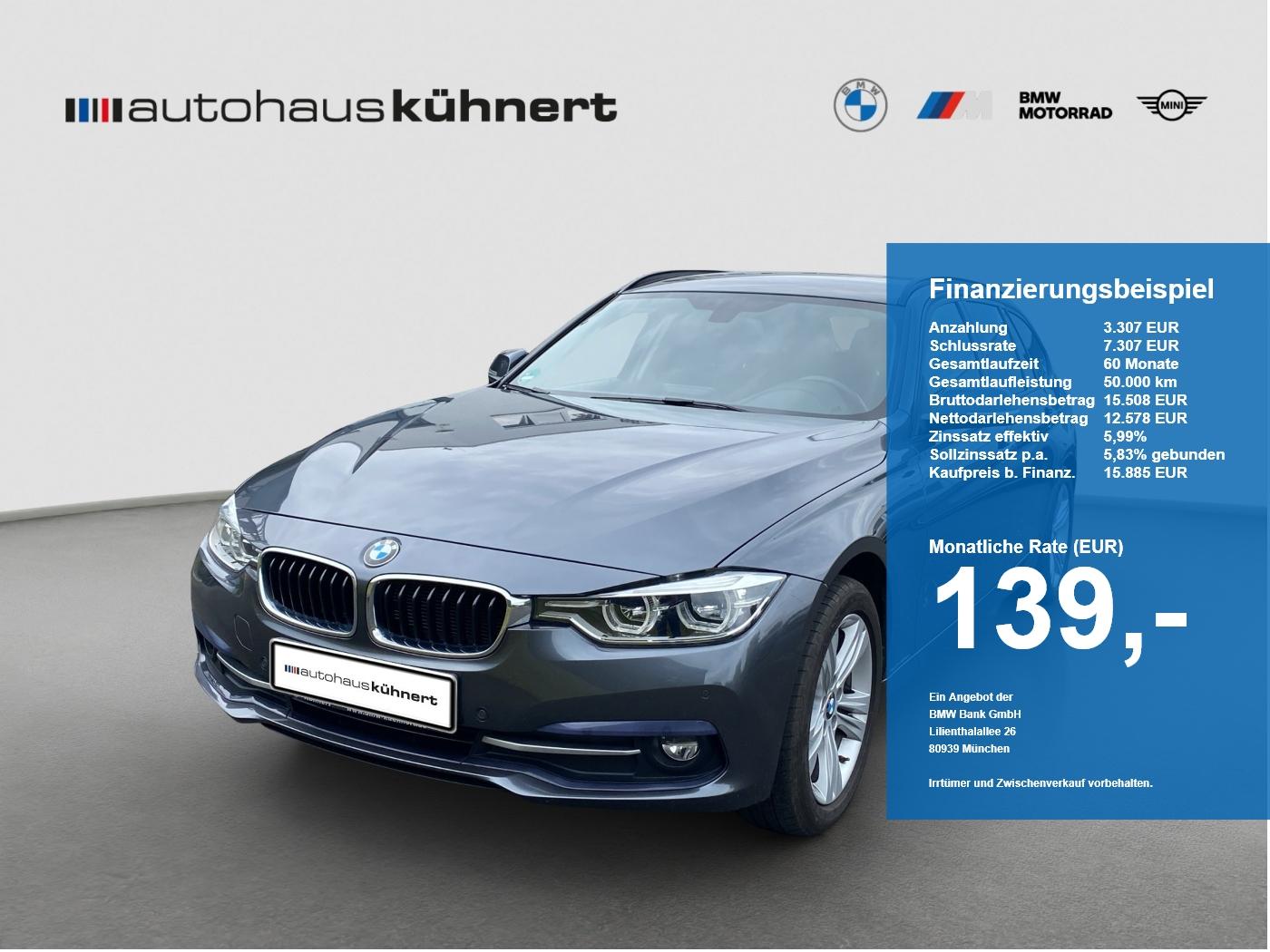 BMW 320d xDrive Touring Sport Line LED AHK Navi PDC