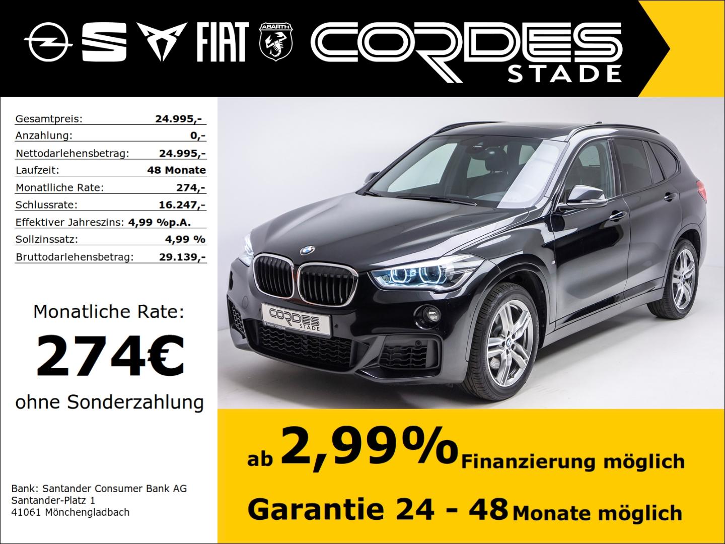 BMW X1 sDrive 20 i M Sport Automatik Pano-Dach PDC (