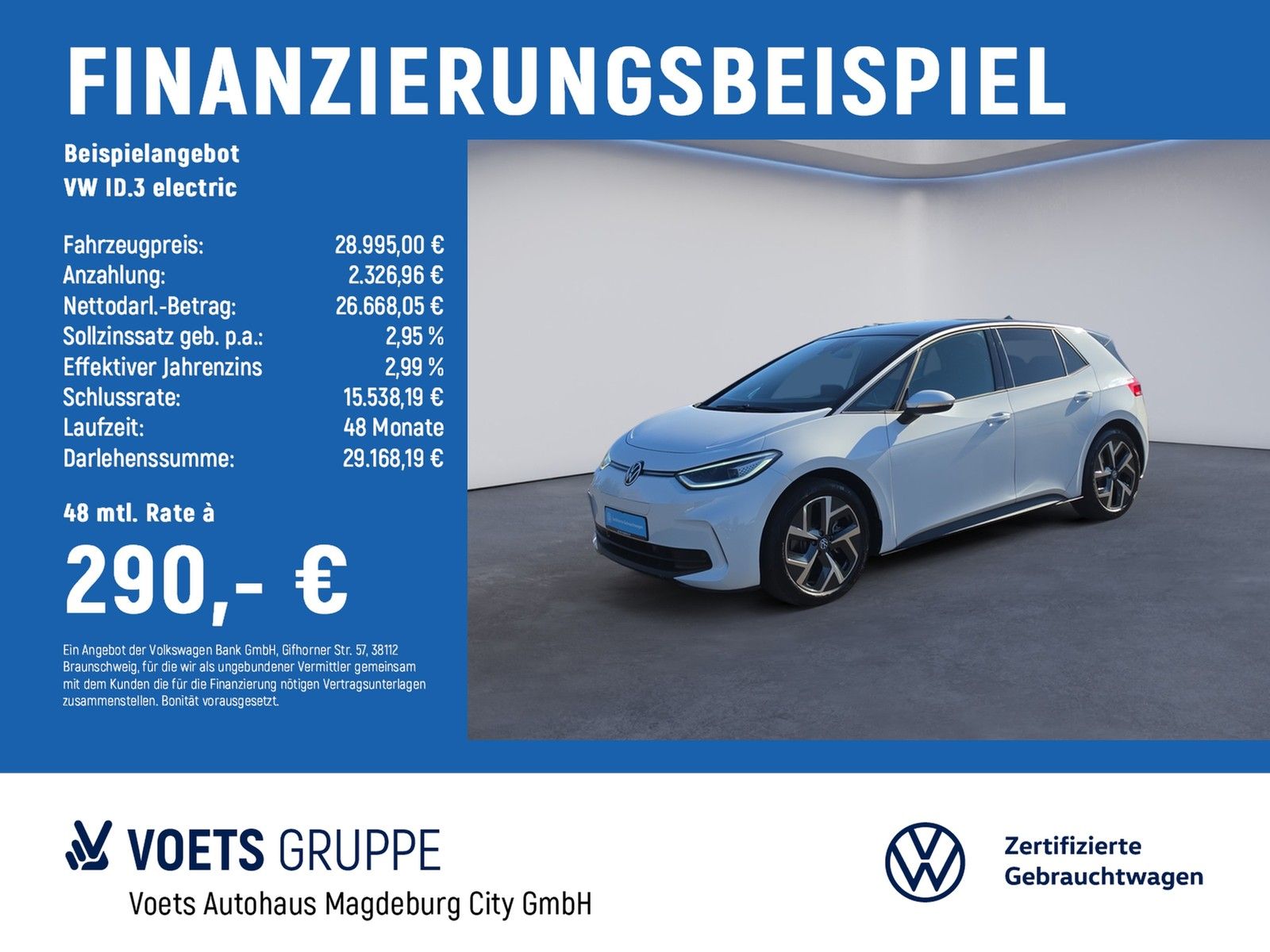 Volkswagen ID.3  electric PRO MATRIX-LED+PANO+ACC+KAM