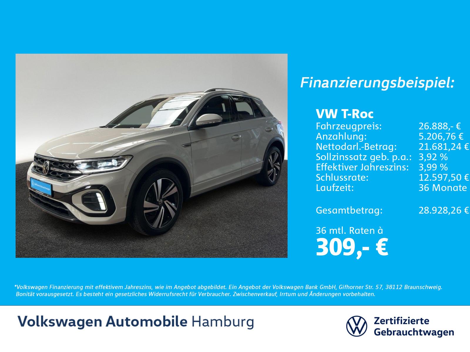 Volkswagen T-Roc 1.5 TSI R-Line DSG Easy Open Rear View Nav