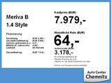 Opel Meriva B 1.4 Style Klimaautomatik/SHZ/LHZ/PDC - Opel Meriva in Chemnitz