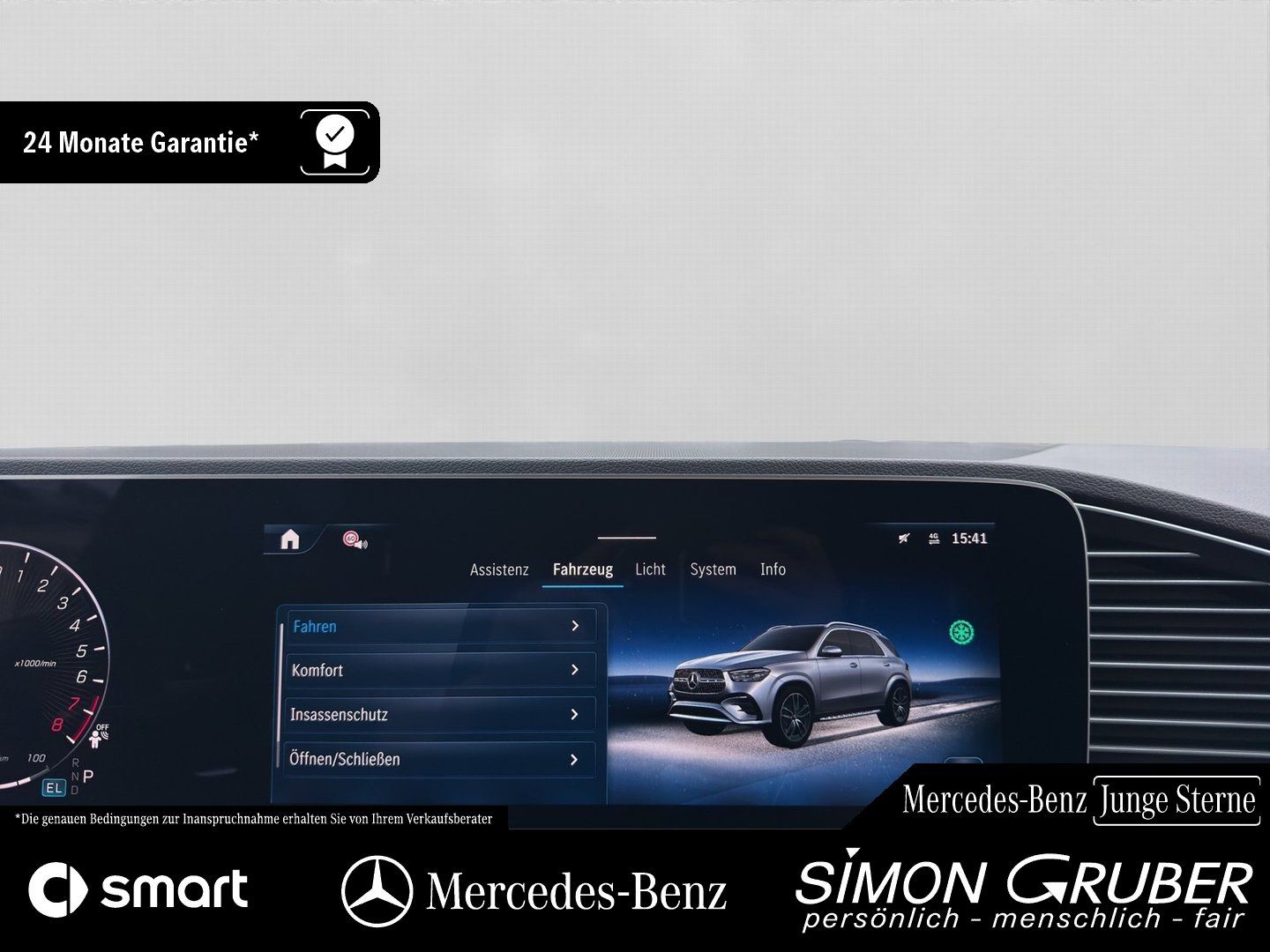 Fahrzeugabbildung Mercedes-Benz GLE 400 e AMG Night Pano Airmatic Burm MBeam 360