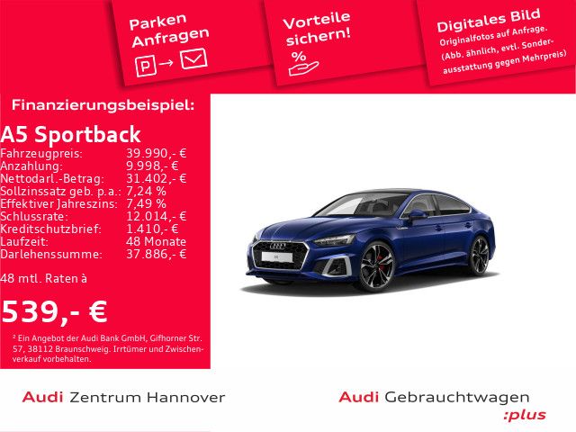 Audi A5 Sportback S line 40 TFSI Pano Matrix Kamera A