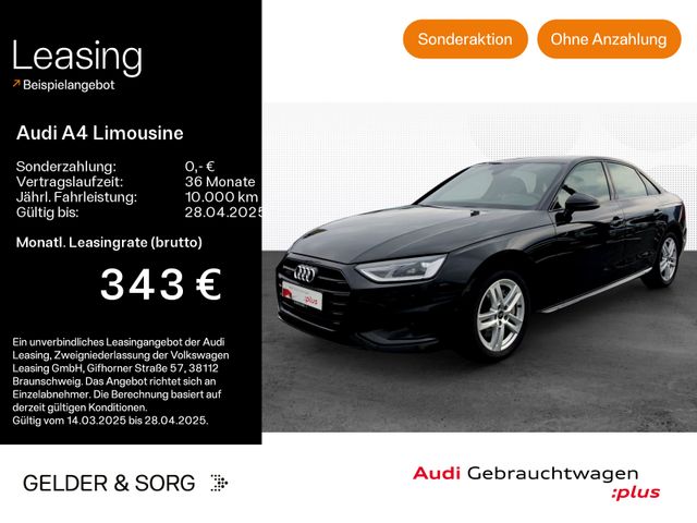 Audi A4 Limousine 40 TDI LED*Sound*Virtual*RFK*Navi