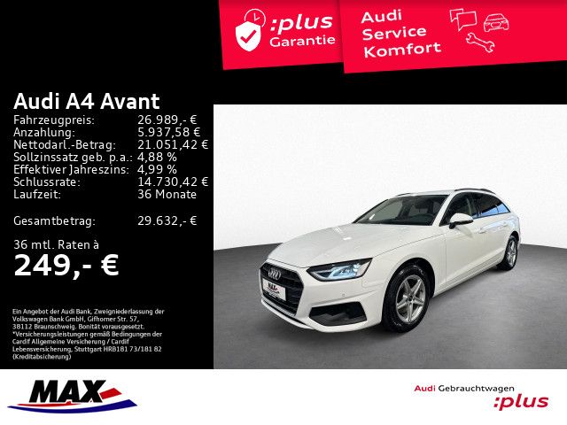 A4 Avant 35 TFSI AHK+LED+MMI NAV PLUS+KAMERA+ALU