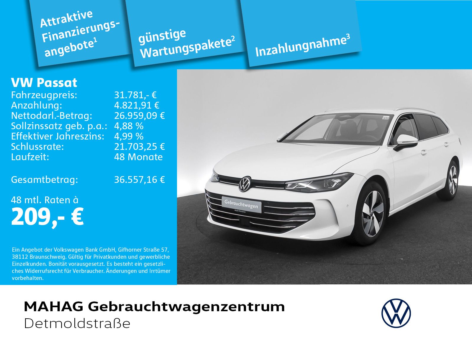 VW Passat Business 1.5 eTSI AHK LED Navi ParkAssist