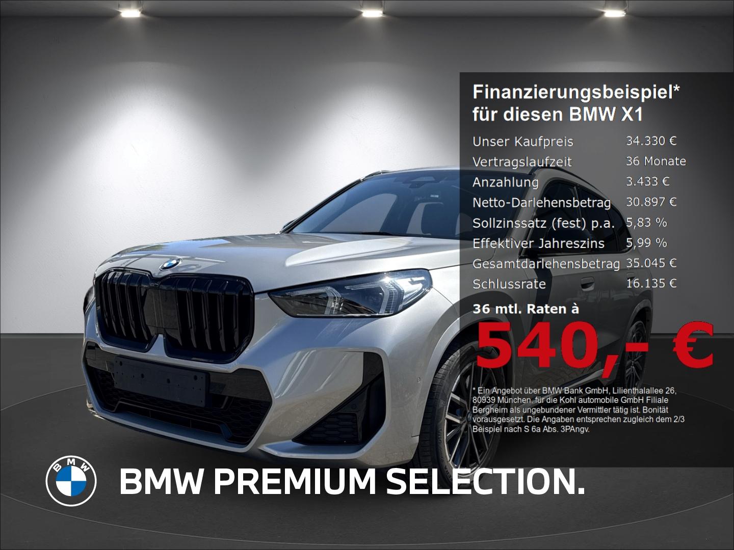 BMW X1 xDrive 23d M Sport Anhängerkupplung Panorama 