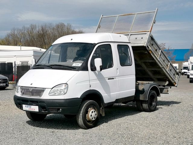 Autres GAZ GAZELLE 2.6TD/85kw 4X4 KIPPER/6 SITZE/ AHK