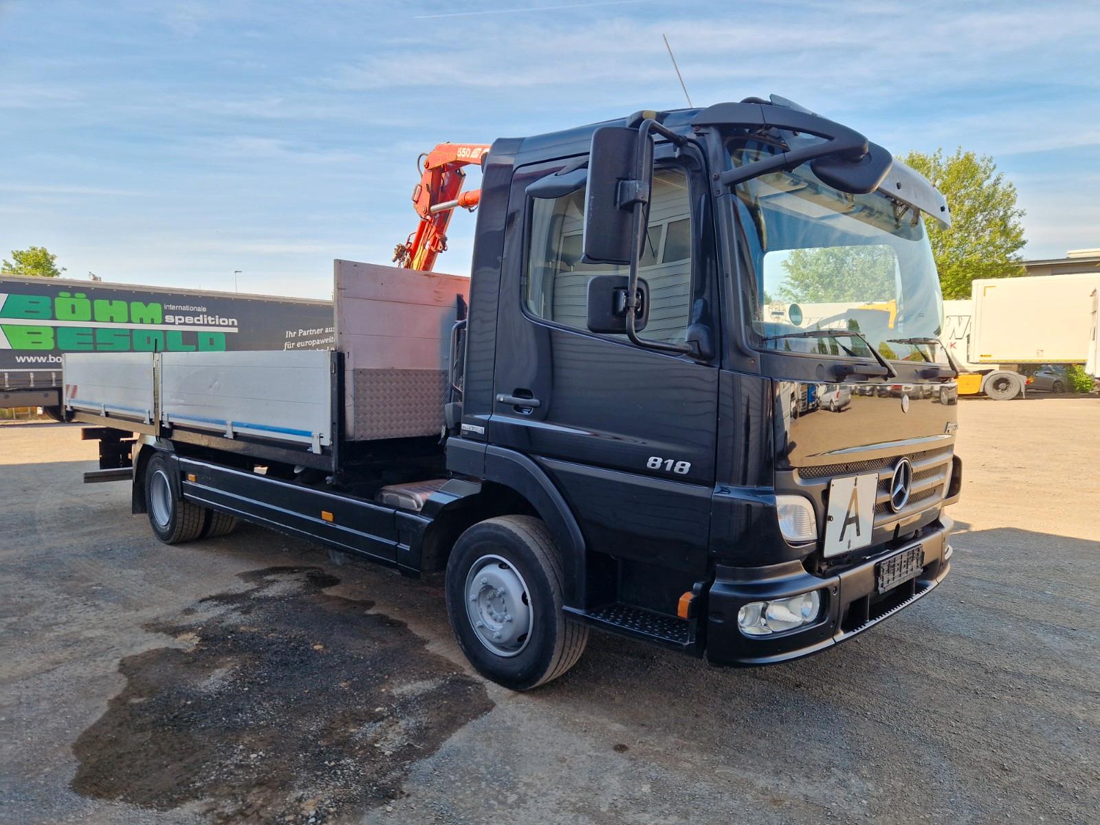Mercedes-Benz Atego 818 Pritsche mit Kran Tüv/AU 04/2027