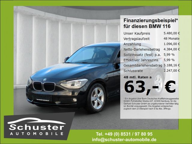 BMW 116 i PDC Klima SHZ KeylessGo Radio AUX CD Isofi