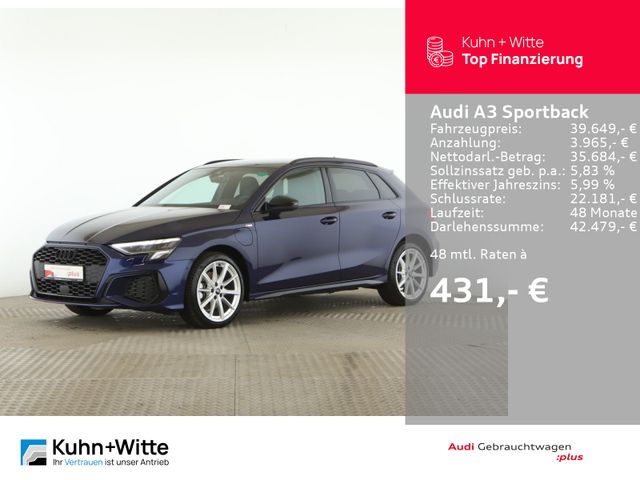 Audi A3 Sportback 40 TFSIe S line *AHK*ACC*VC*LED*MMI