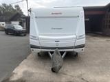 Dethleffs Camper 560 FMK Vorzelt Mover Klima VIELE EXTRAS - Dethleffs Etagenbett Wohnwagen