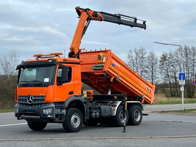 Mercedes-Benz Arocs 2643 Kipper PK 18002 Kran Bordmatik