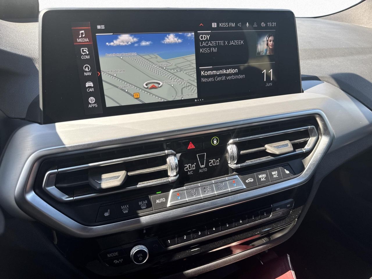 BMW X3 xDr 20dA LivePl,Laser,HUD,St+Go,AHK,19",Kam foto 9