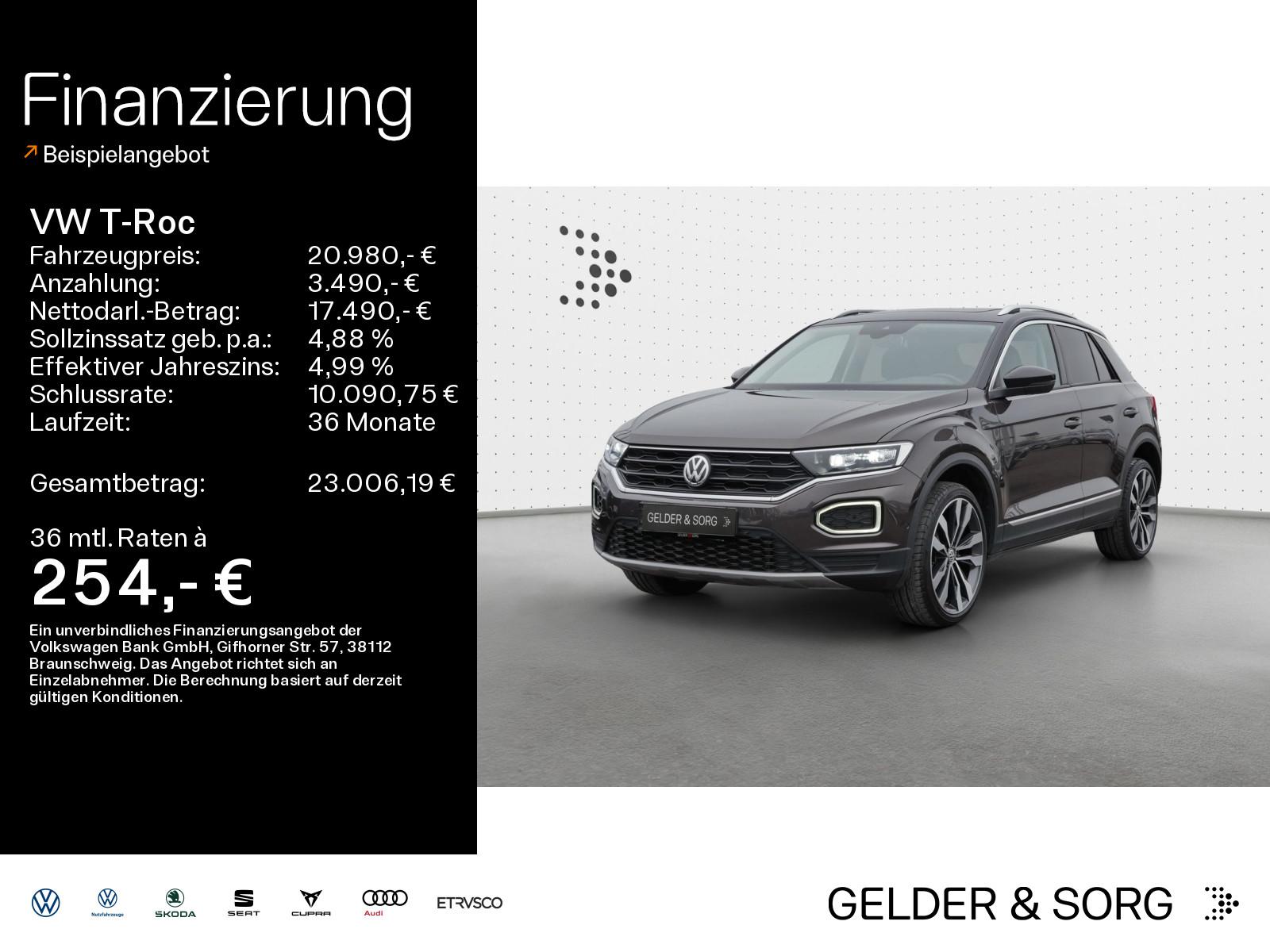 Volkswagen T-Roc 1.5 TSI Style Pano*ACC*RFK*LED*Connect*19Z