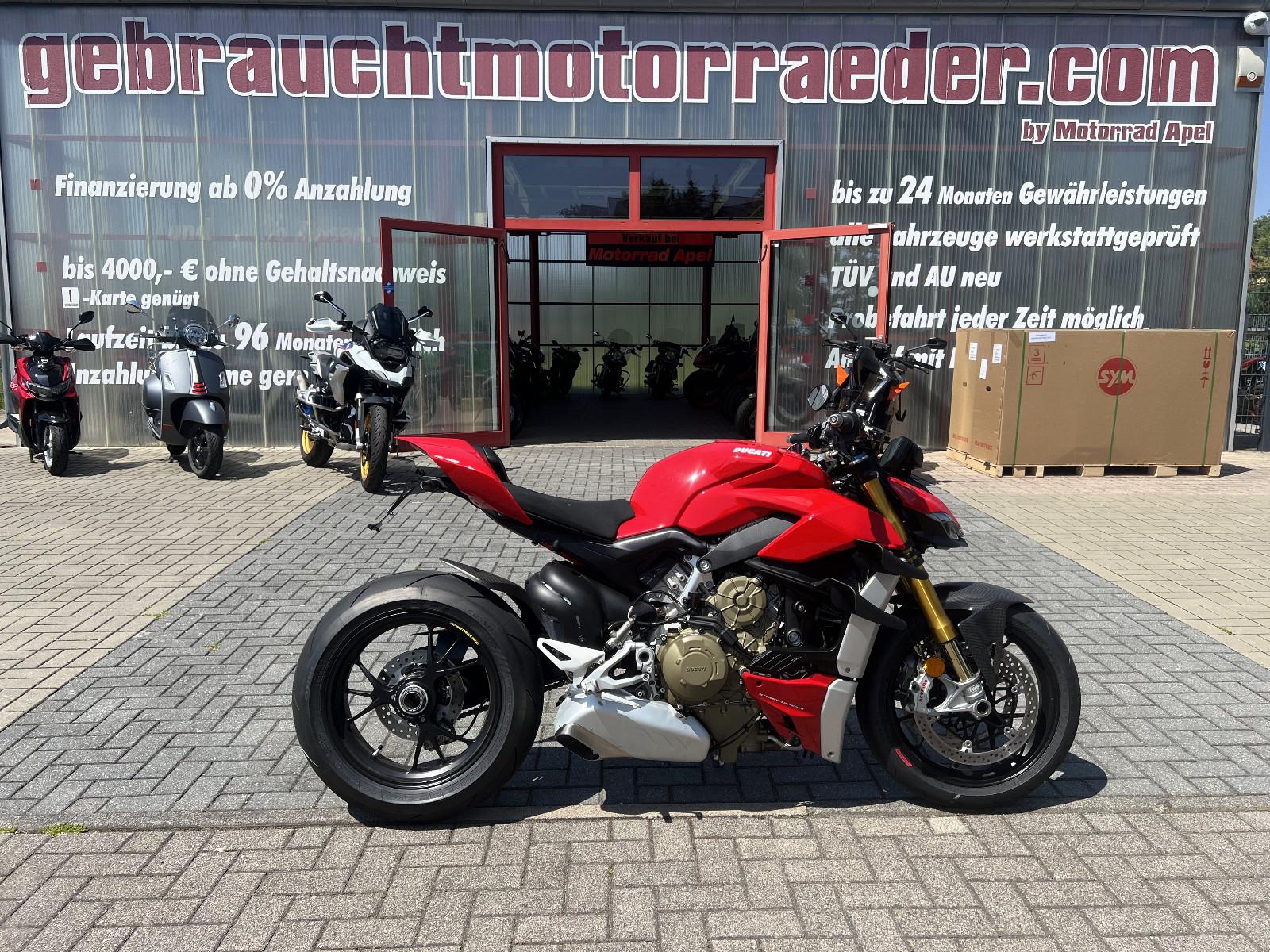 Ducati Streetfighter V4S Reifen neu , Carbon
