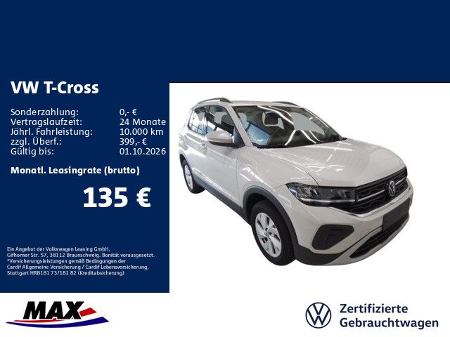 T-Cross 1.0 TSI LIFE LED+APP+KAMERA+ACC+DCP+ALU+