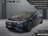 Mercedes-Benz EQS 450+ AMG Line Burm|DigiLight|HUD|KeyGo|360 - blaue Mercedes-Benz EQS