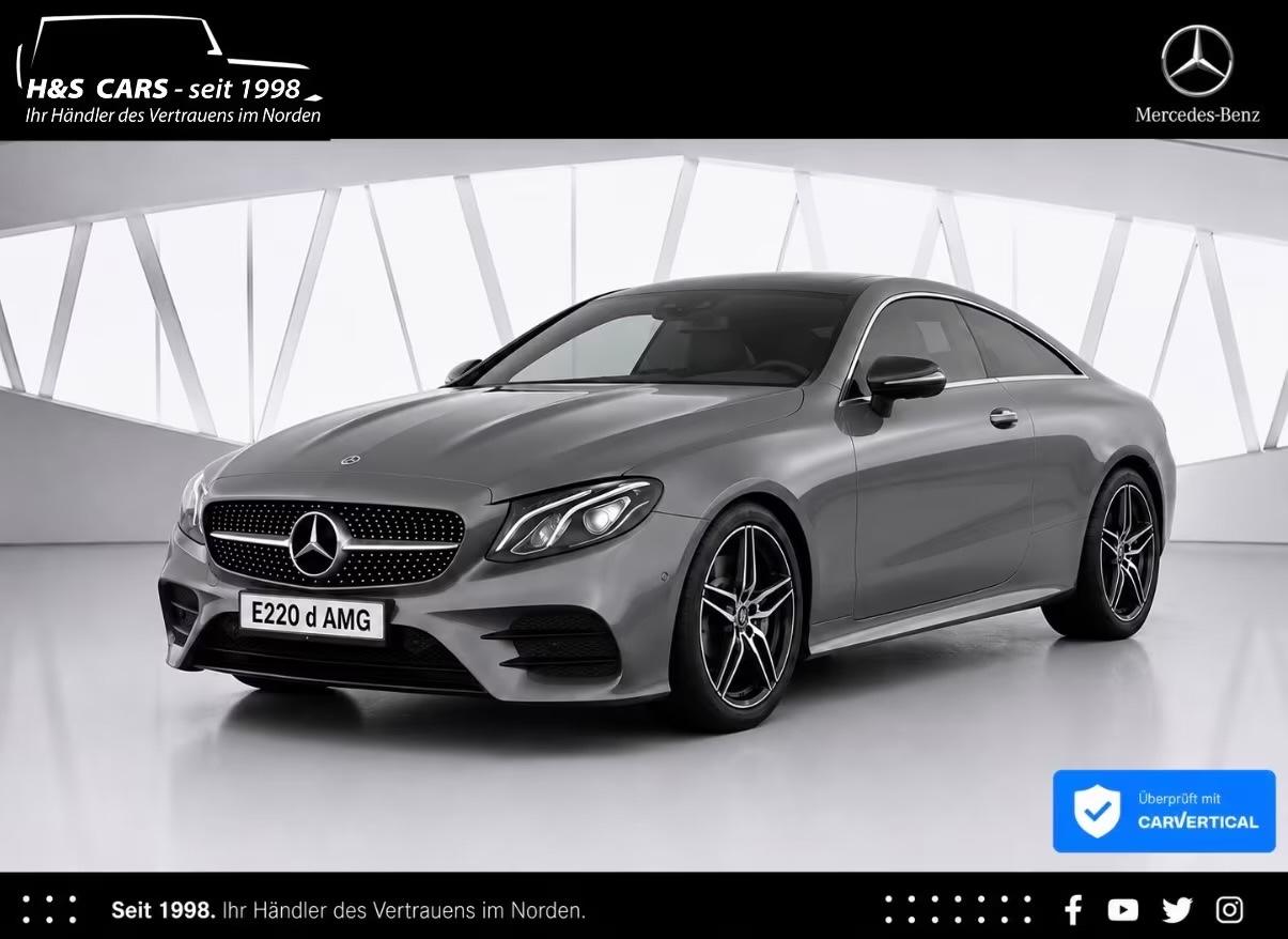 Mercedes-Benz E 220d Coupé AMG BURM LED TOTW KAM MB SERVGPFL