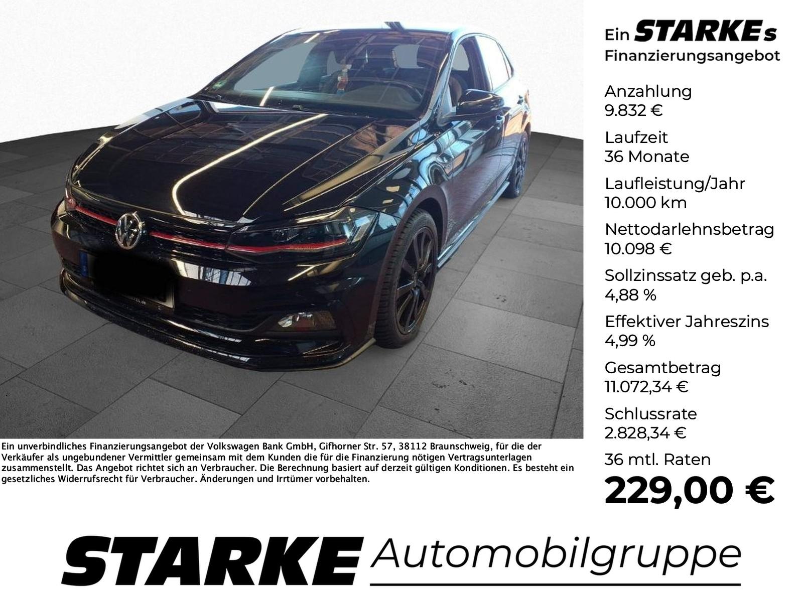Volkswagen Polo GTI 2.0 TSI DSG  Navi LED PDC LM Tempo Klim