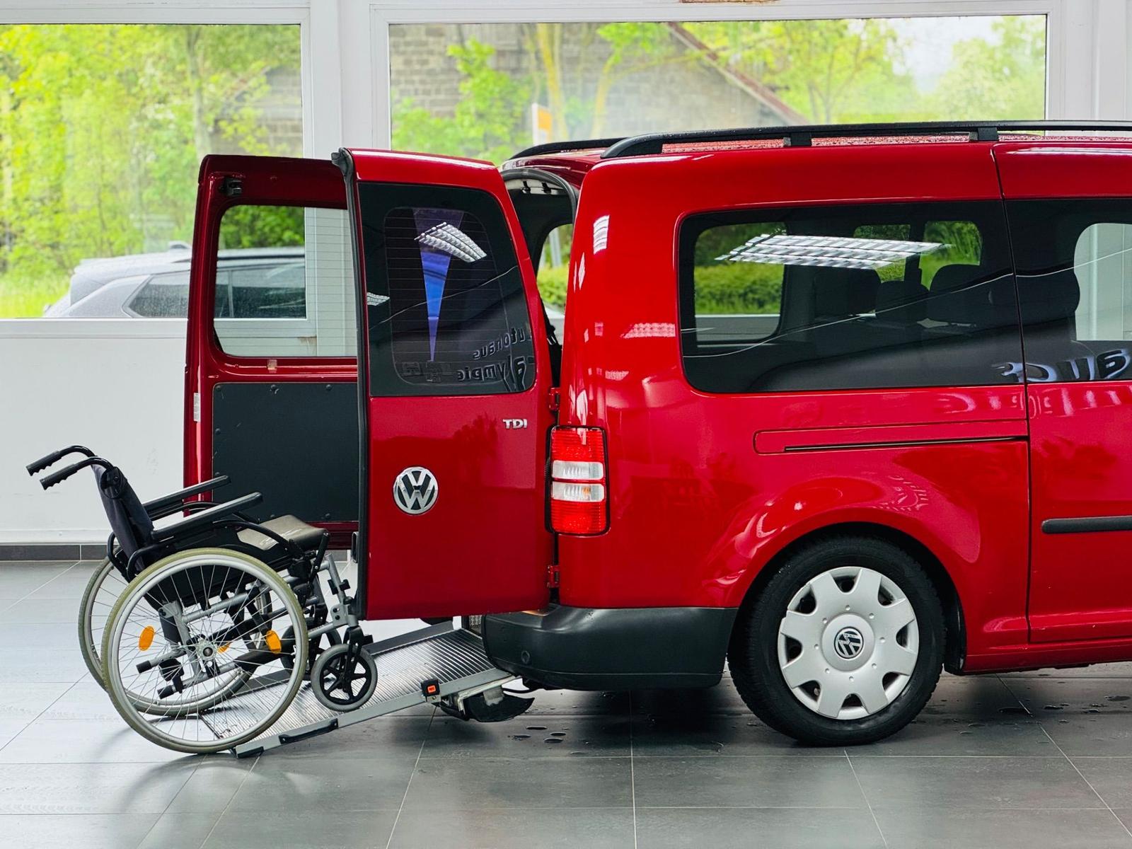 Volkswagen Caddy Maxi 2.0 TDI Rollstuhlgerecht-Rampe 