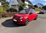 Fiat 500 Abarth 0.9 8V TwinAir Lounge  - Fiat 500: Rot, Leder