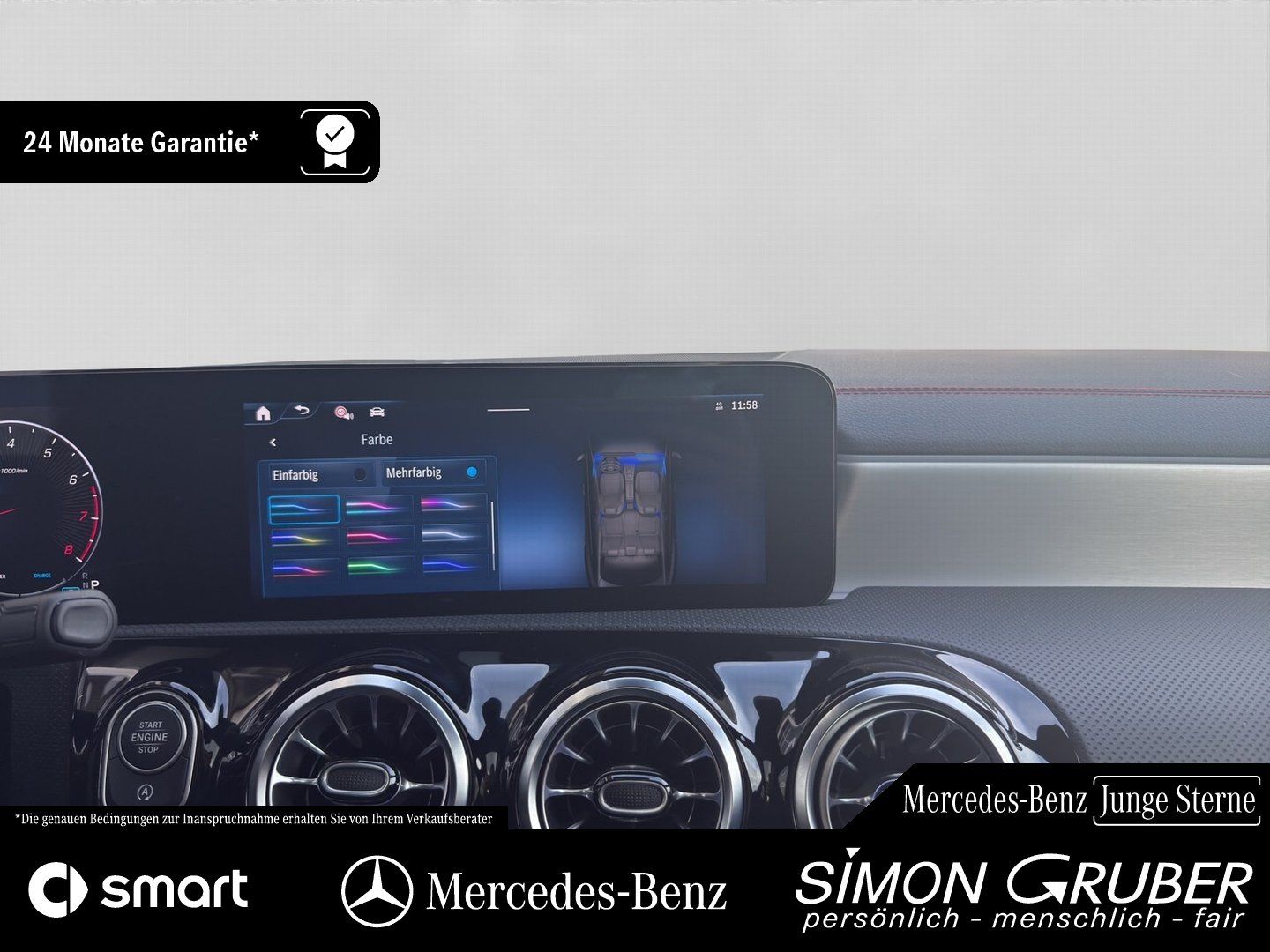 Fahrzeugabbildung Mercedes-Benz CLA 250 4M Coupé AMG Night Ambi Pano 360 Distron