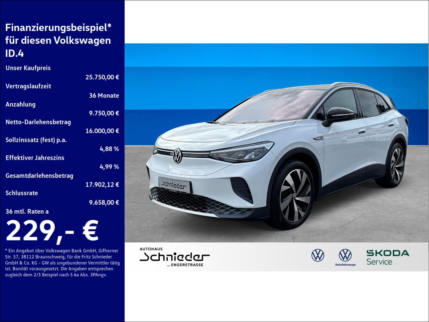 Volkswagen ID.4 1st Pro Performance 150 kW Rear View LED