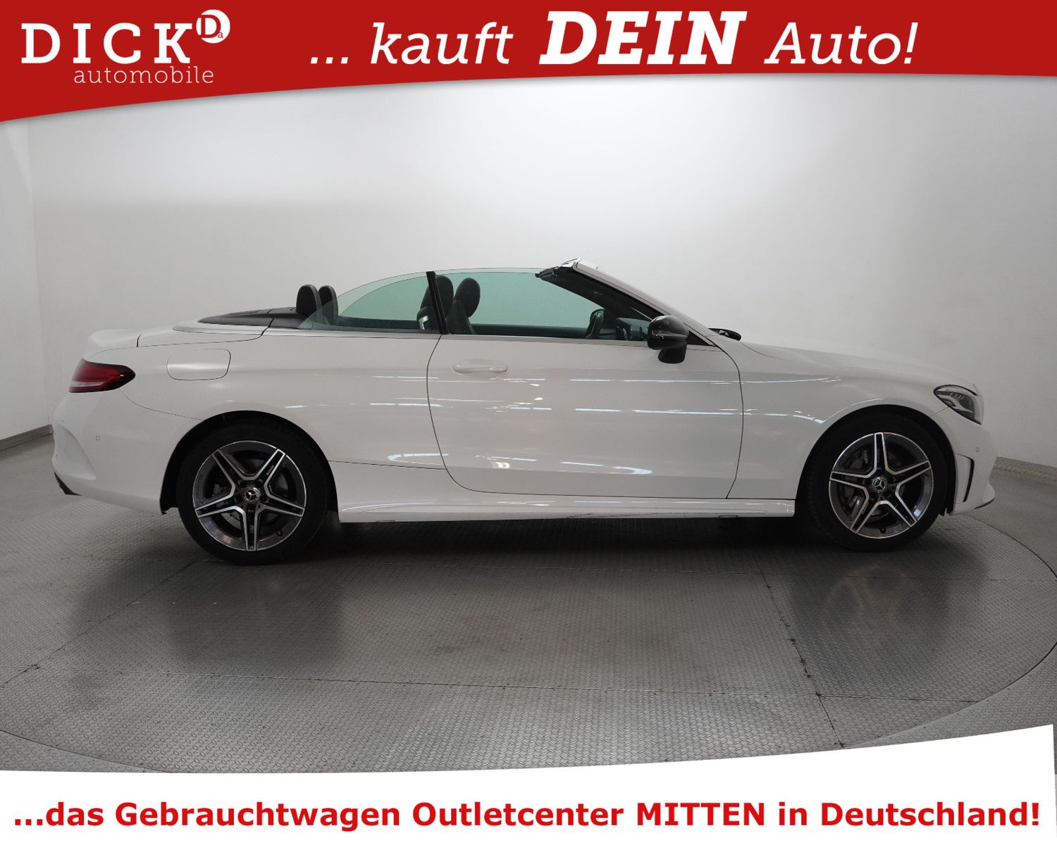 Fahrzeugabbildung Mercedes-Benz C 180 Cabrio 9G 2X AMG AIRSC+KAM+LED+ACC+NAV+SHZ
