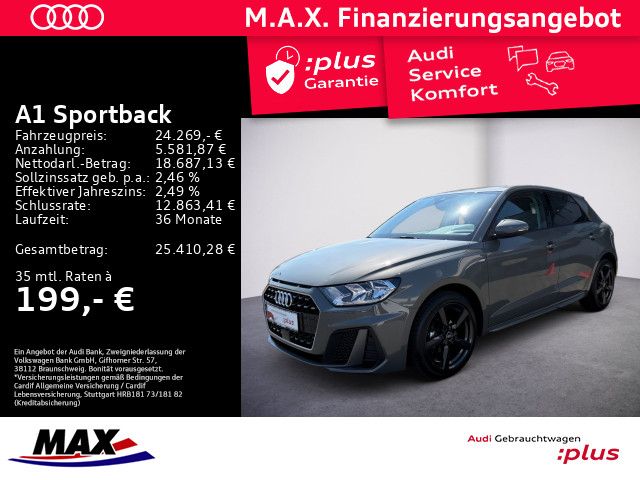 A1 Sportback 25 TFSI S-LINE NAVI+DCP+ACC+EPH+DAB