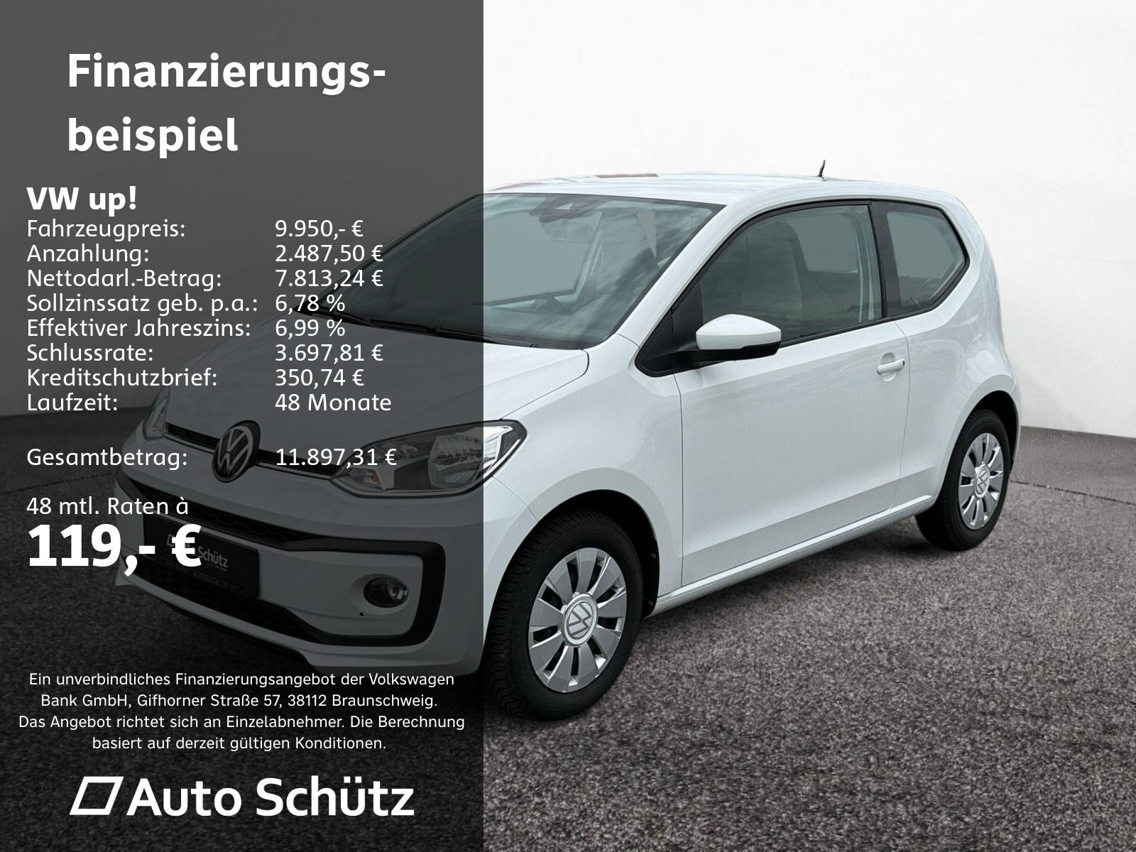Volkswagen Up move up!+RFK+PDC+SHZ+Klima