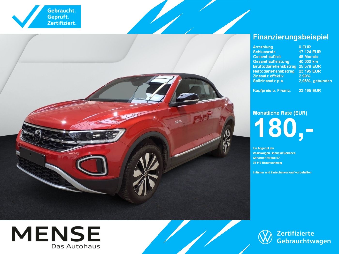 Volkswagen T-Roc Cabriolet 1.0 TSI Sytle Goal CarPlay|ACC