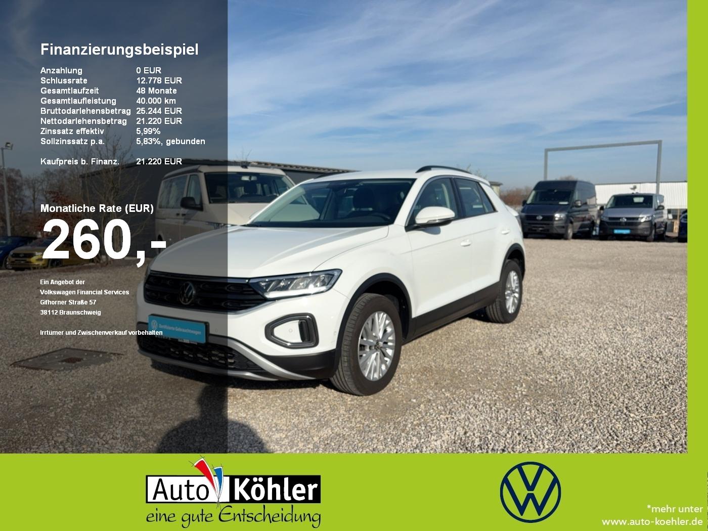 Volkswagen T-ROC Life TDI DSG CarPlay/Kamera/ACC/LED/Shz