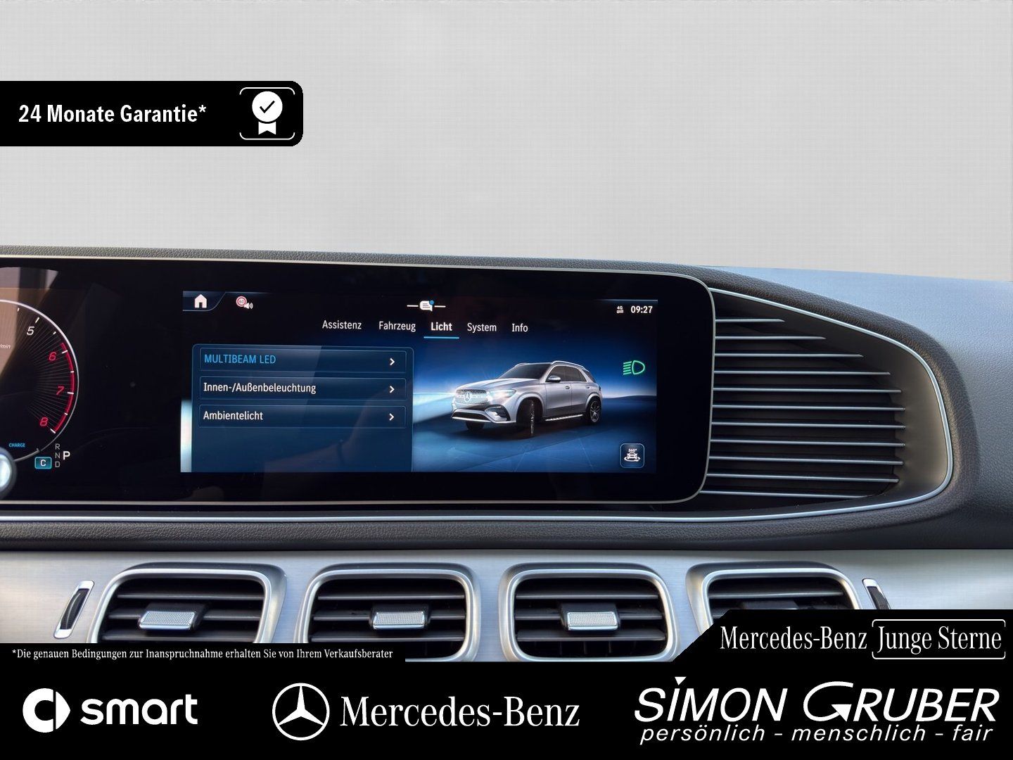 Fahrzeugabbildung Mercedes-Benz GLE 450 4M Leder Pano Memo 360 Burm AHK