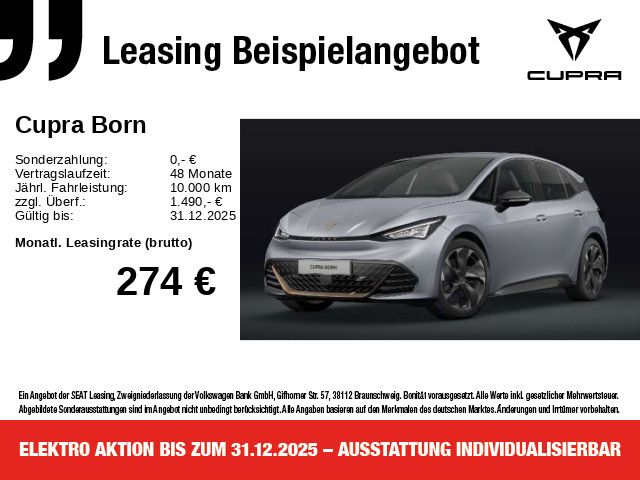 Vorschaubild: CUPRA Born 60 kWh *BEV Bestellaktion bis zum 31.12.202 (Fahrzeug-Nr. A53ESJ6KFD_K1)