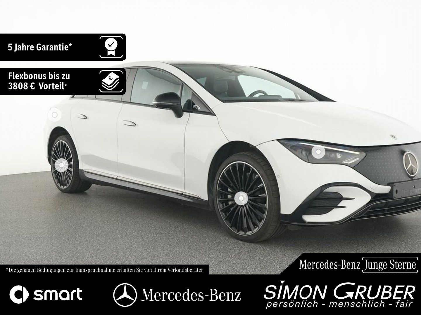 Fahrzeugabbildung Mercedes-Benz EQE 350 AMG Night Pano Airmatic Burm Leder DigiL