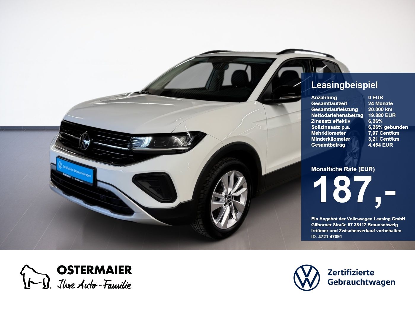Volkswagen T-Cross GOAL 1.0TSI 95PS ACC.NAVI+VC.2xPDC.LED.A