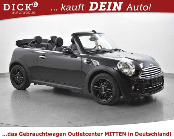 MINI Cooper 1.6 Cabrio PEPPER+LEDER+SITZHZ+PDC+TEMPO+