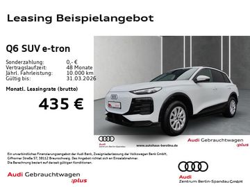 Audi Leasingangebot: Audi Q6 e-tron Adv. *ACC*LED+*360°*PARKASSIST+*SHZ*